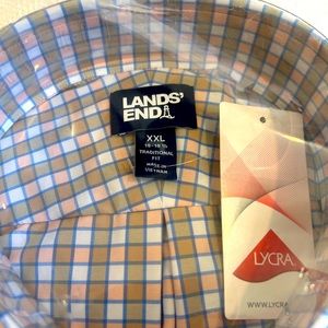 NWT Men’s XXL Lands End Button down